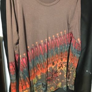 Gypsy Rose Shirt Tye Dye Pattern